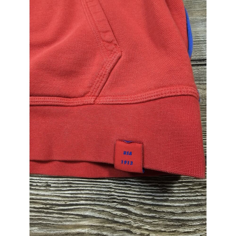 Nike USA Soccer World Cup Hoodie Men M Red Sweatshirt Futbol Swoosh Embroidered - Picture 2 of 10